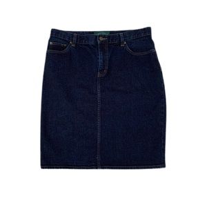 ❣️SALE❣️Lauren Ralph Lauren jean skirt size 10